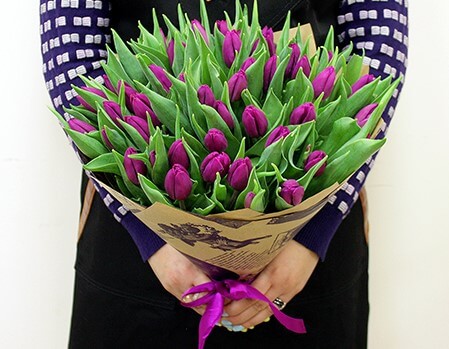Тюльпаны "Фиолетовый бриз"