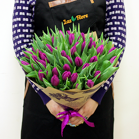 Тюльпаны "Фиолетовый бриз"