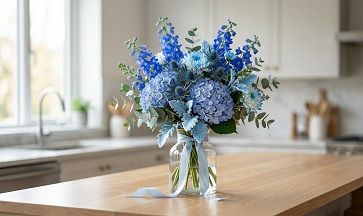 Синий букет