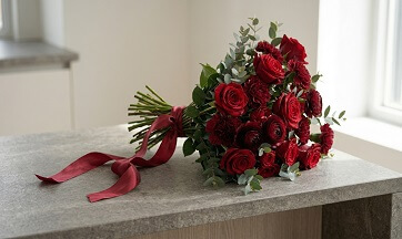 Красный букет