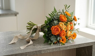 Оранжевый букет