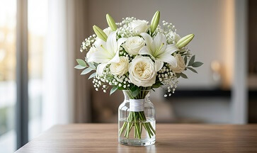 Белый букет