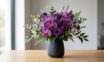 Фиолетовый букет