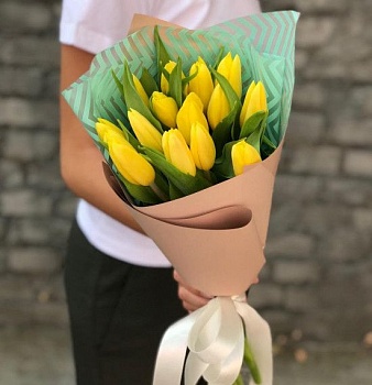 Фото Тюльпаны "Желтое облако"