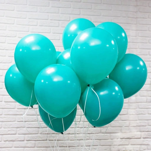 Фото Набор из шариков с гелием Бирюза