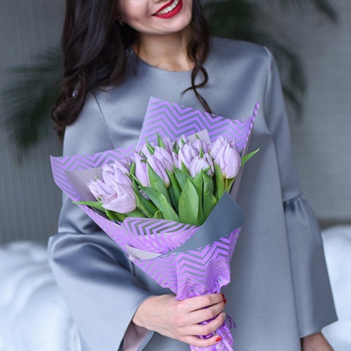 25 Тюльпанов нежного цвета