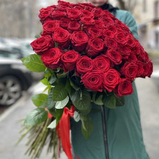 Букет из 101 красной розы