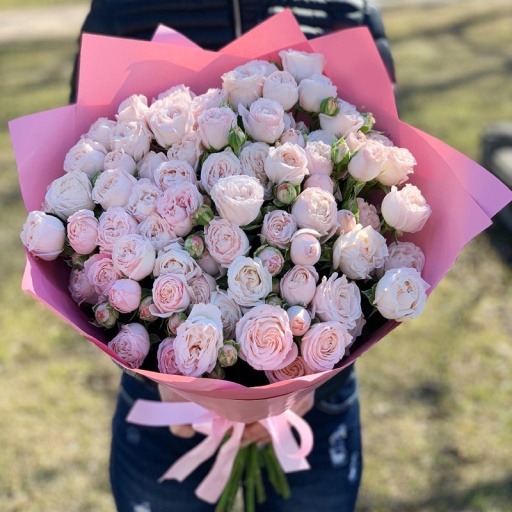 Букет из пионовидных роз "Мой Ангел"