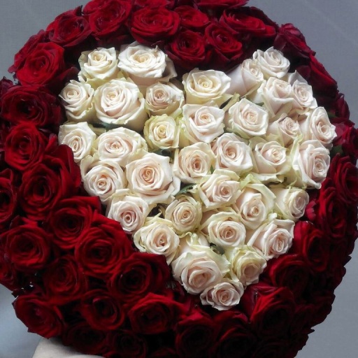 Фото 101 Роза с сердцем