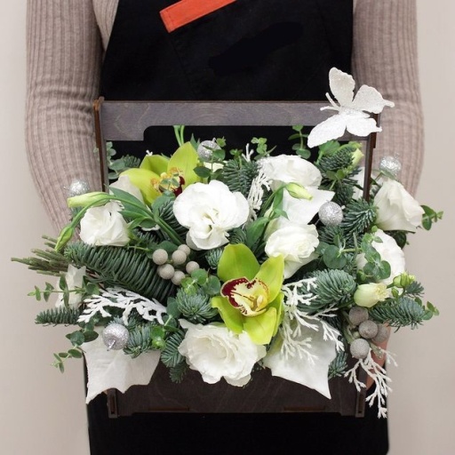 Фото Кашпо "Зимняя метель"