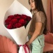 Красно-белый букет "Для неё"