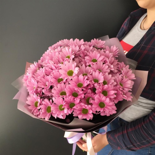 Фото Букет из хризантем "Экспириенс"