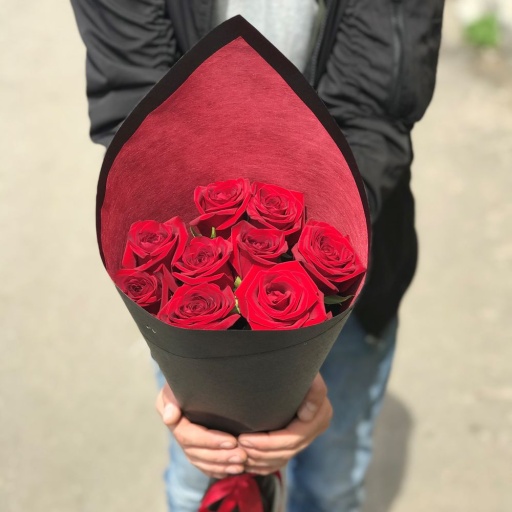 Фото Красные розы "Абсолют"