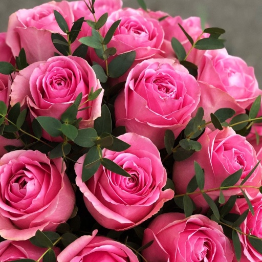 Фото Необычный букет в коробке