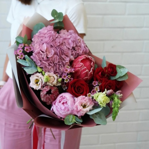 Фото Яркий букет "Настроение - Фиеста"