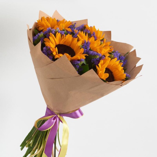 Фото Яркий букет "Золотой ключик"