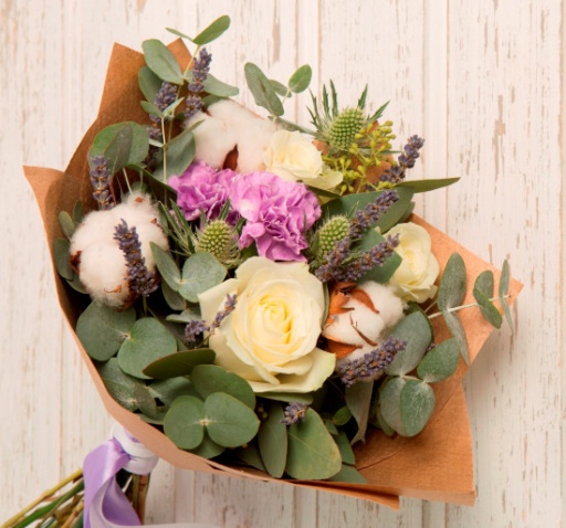 Фото Букет "Павлиний глаз"