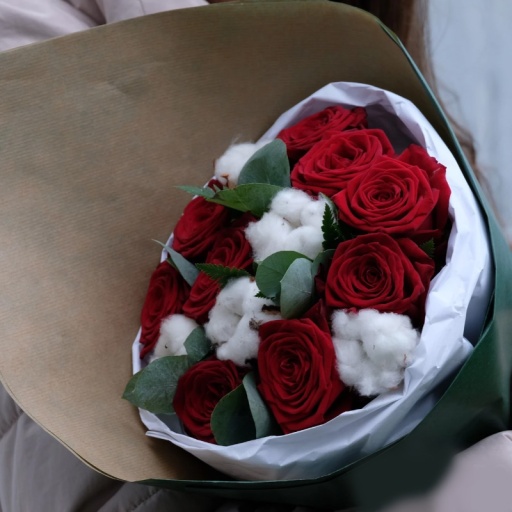 Фото Необычный букет "Маленький космос"