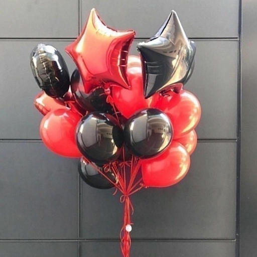 Сет шаров "Red and Black"