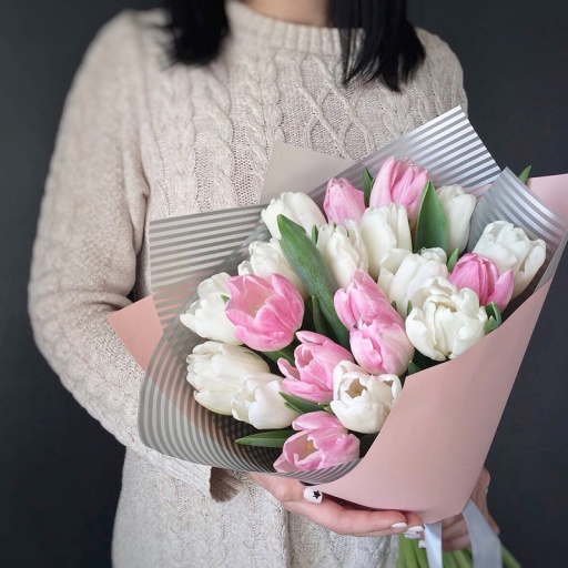 Фото Букет из тюльпанов "Аматейн"