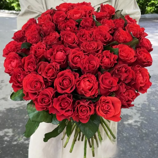 Большой букет из 51 розы Эль Торо
