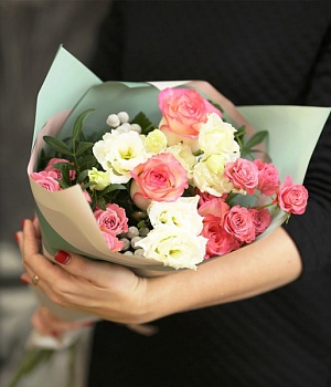 Фото Букет "Рассвет в Провансе" на международный женский день