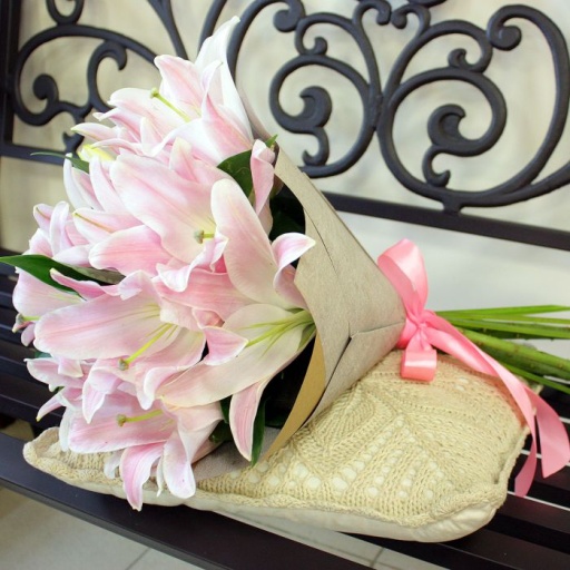 Фото Милый букет "Лазурь"