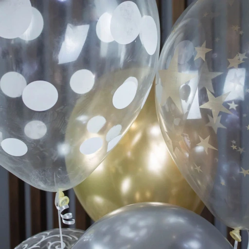 Набор шариков с гелием "Золотая звезда"