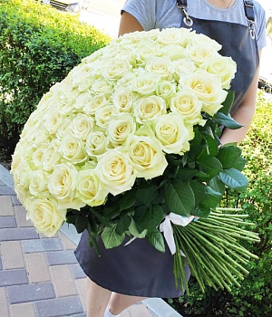 Фото Большой букет из 101 розы по Акции