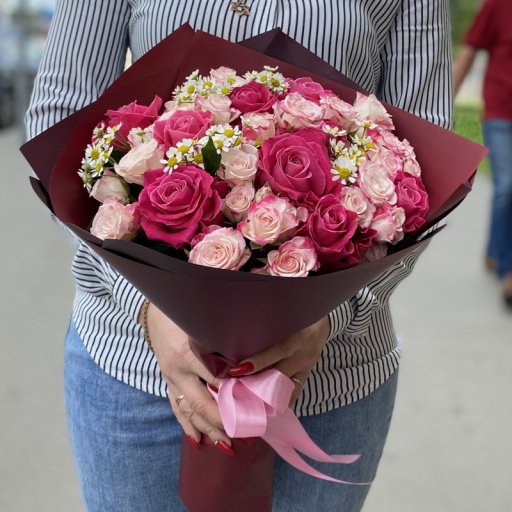 Букет из роз "От самого сердца"