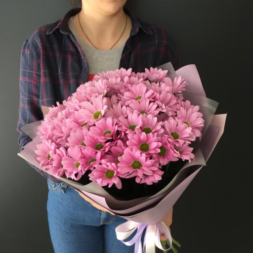 Фото Букет из хризантем "Экспириенс"