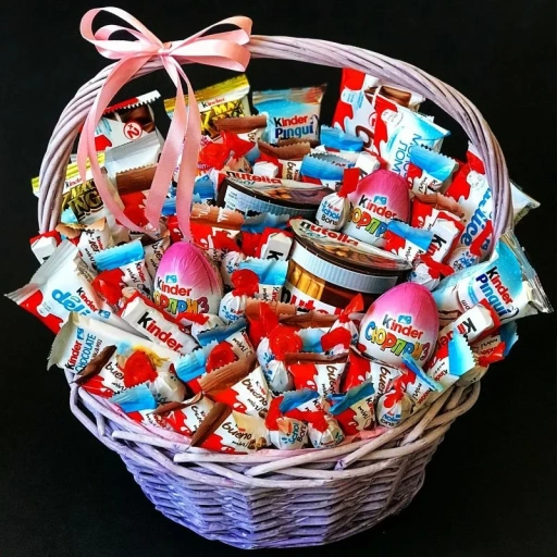 Фото Нежная подарочная корзина Kinder