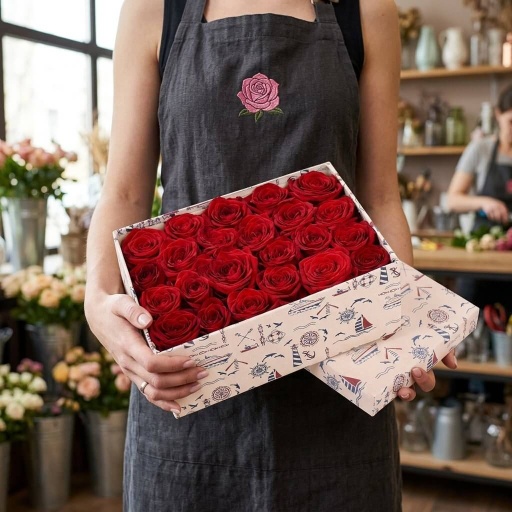 Фото Коробочка "Красная роза"