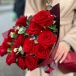 Фото Букет красных роз "Слайм"