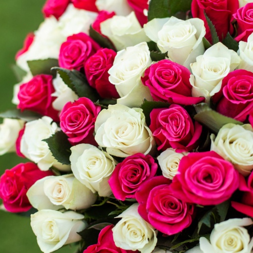 Шикарный букет роз "Розовое нежное небо"