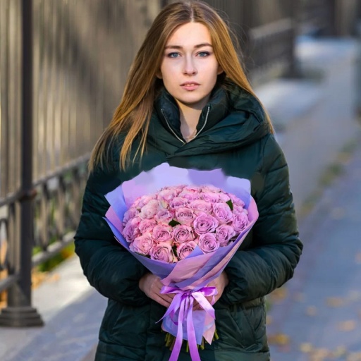 Фото Нежный букет "Сиреневые сны"