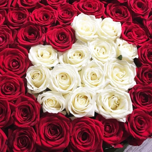 Фото Букет в форме сердца "Для мамы"